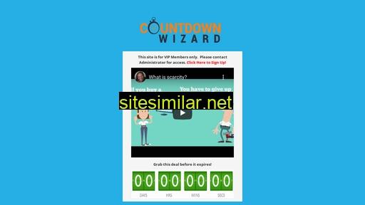 countdownwizard.com alternative sites