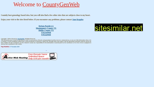 countygenweb.com alternative sites