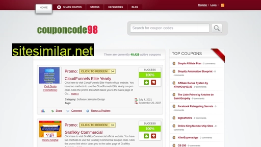 couponcode98.com alternative sites