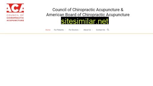 Councilofchiropracticacupuncture similar sites