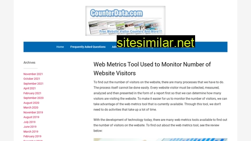 Counterdata similar sites