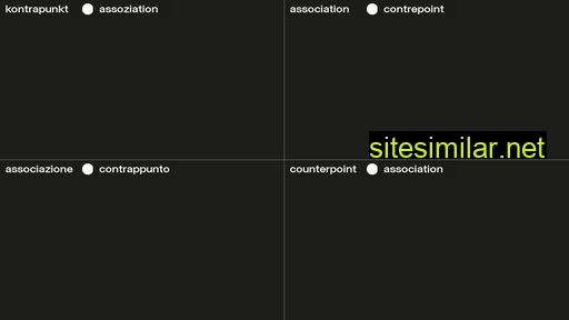 Counterpoint-association similar sites