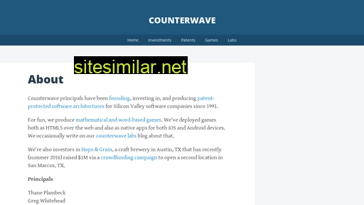 counterwave.com alternative sites