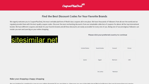 couponplusdeal.com alternative sites