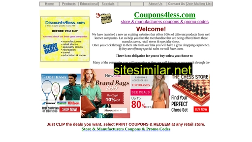 coupons4less.com alternative sites