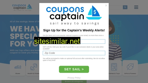 couponscaptain.com alternative sites