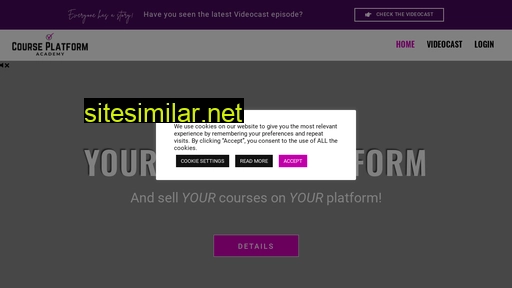 Courseplatformacademy similar sites
