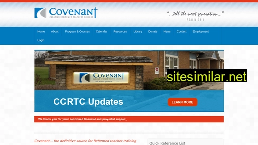 covenantteacherscollege.com alternative sites
