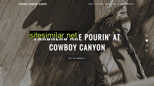 Cowboycanyonwinery similar sites