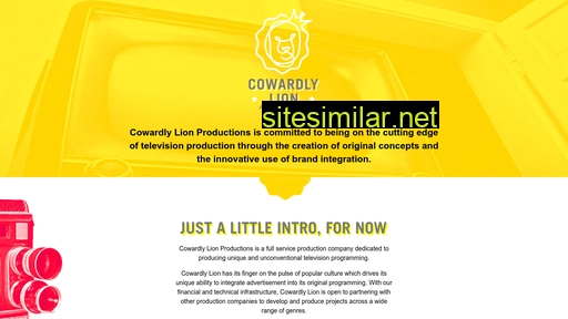 cowardlylionproductions.com alternative sites