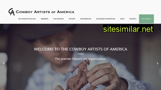 cowboyartistsofamerica.com alternative sites
