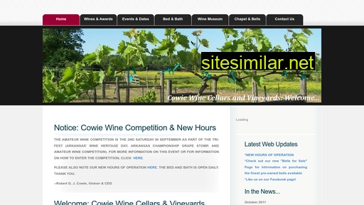 Cowiewinecellars similar sites