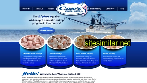 coxseafood.com alternative sites