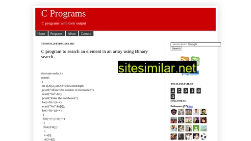 C-programs-for-u similar sites