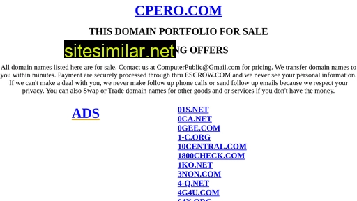 cpero.com alternative sites