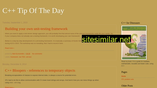 cpp-tip-of-the-day.blogspot.com alternative sites