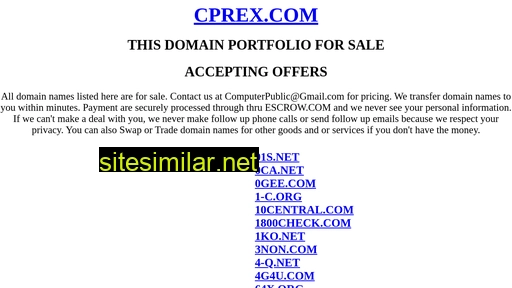 cprex.com alternative sites