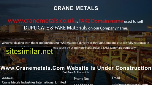 Cranemetals similar sites