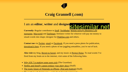 craiggrannell.com alternative sites