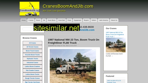 cranesboomandjib.com alternative sites