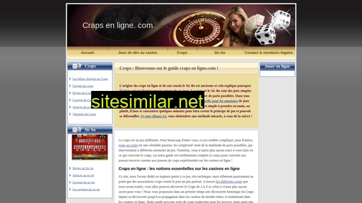 crapsenligne.com alternative sites