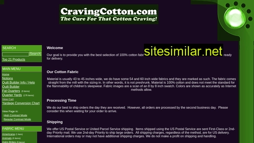 cravingcotton.com alternative sites