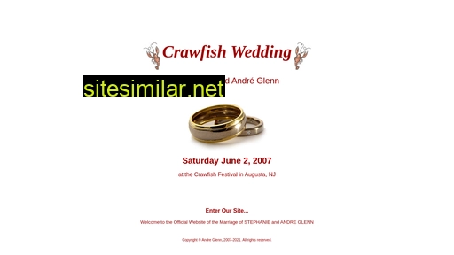 crawfishwedding.com alternative sites