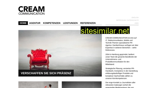 cream-communication.com alternative sites