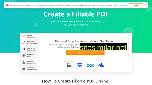 Create-fillable-pdf similar sites