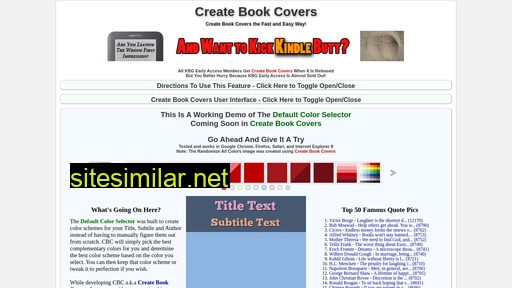 createbookcovers.com alternative sites