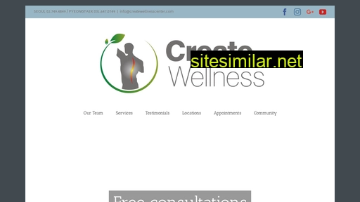 createwellnesscenter.com alternative sites