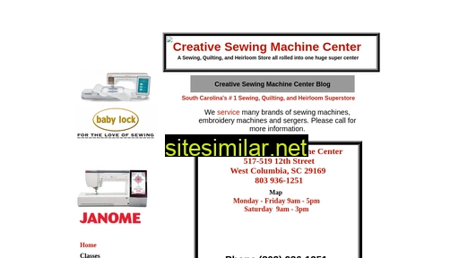 creative-sewing-machine-center.com alternative sites