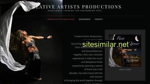 creativeartistsproductions.com alternative sites