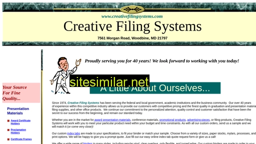 Creativefilingsystems similar sites