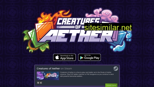 creaturesofaether.com alternative sites