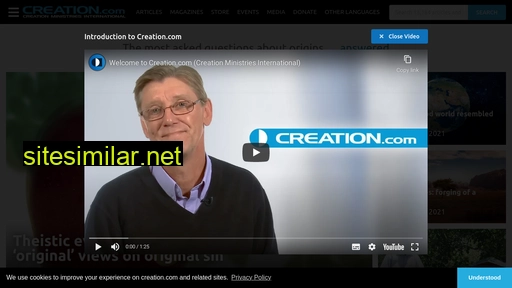 creation.com alternative sites