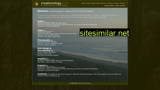 creationology.com alternative sites