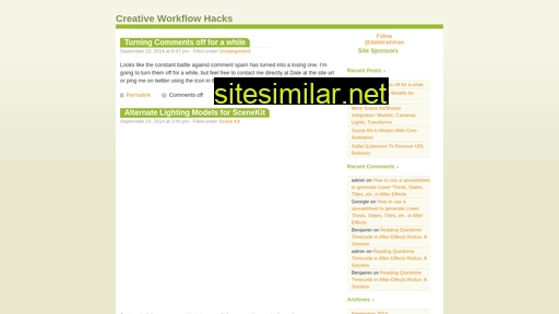 creative-workflow-hacks.com alternative sites