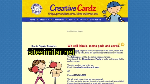 creativecardz.com alternative sites