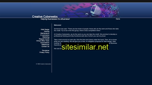 Creativecyberwebs similar sites