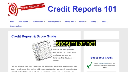 credit-report-101.com alternative sites