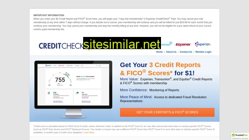 creditchecktotal.com alternative sites