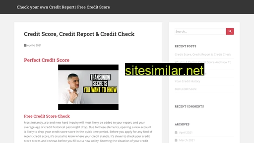creditreportcheckstats.com alternative sites