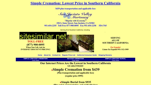 cremationcalifornia.com alternative sites