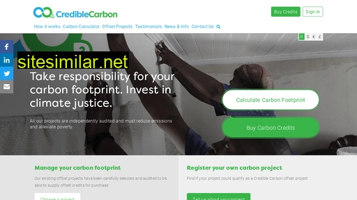 crediblecarbon.com alternative sites
