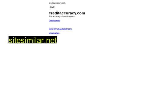 creditaccuracy.com alternative sites