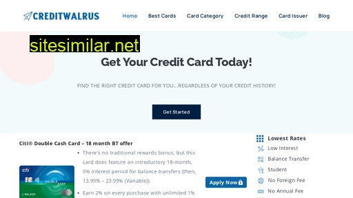 creditwalrus.com alternative sites