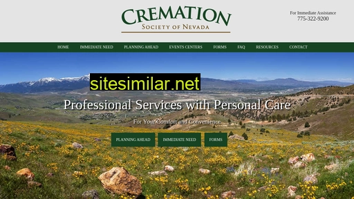 Cremationsocietynevada similar sites