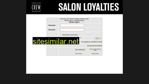 crewsalonloyalties.com alternative sites