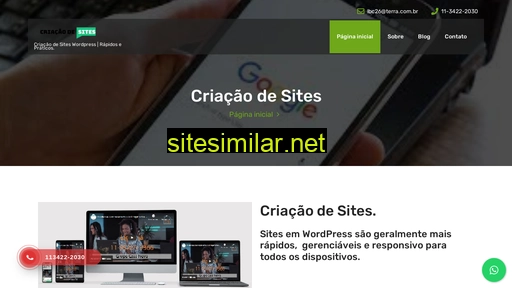 criacaowebsite.com alternative sites